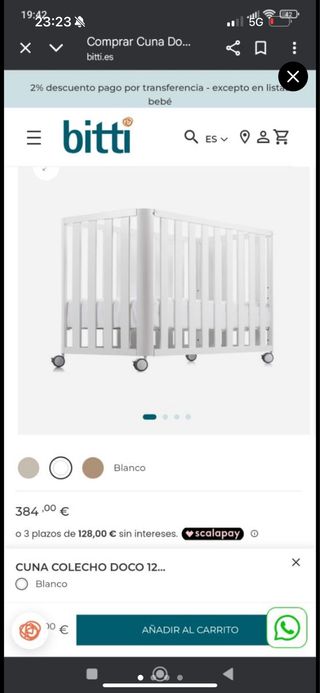 Cuna colecho Doco mini cama cama bebé minicuna