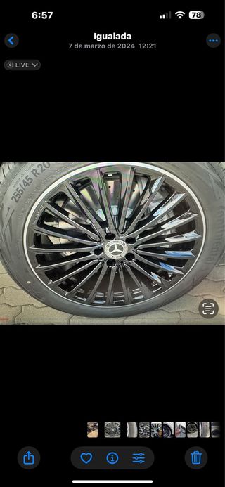 Llantas 20” originales Mercedes GLC