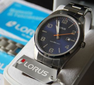 Lorus RH961GX9 Reloj Azul y Plateado