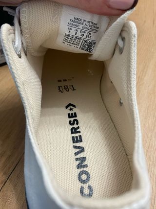 Converse cta lift wide ox blancas talla 39