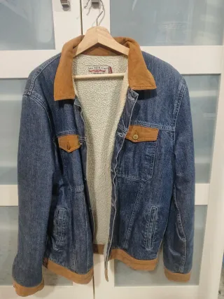 Chaqueta vaquera Zara borreguito hombre