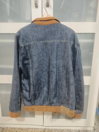 Chaqueta vaquera Zara borreguito hombre