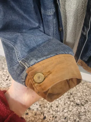 Chaqueta vaquera Zara borreguito hombre