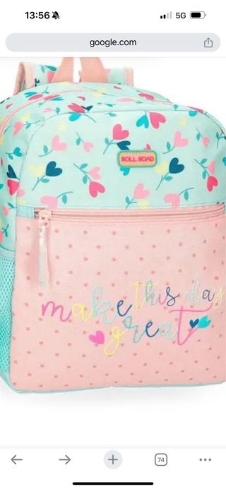 Mochila escolar con ruedas Roll Road