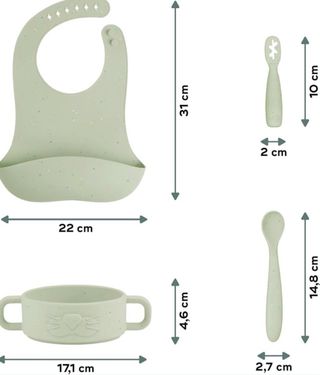 Set Babymoov Mini Arty primeras comidas