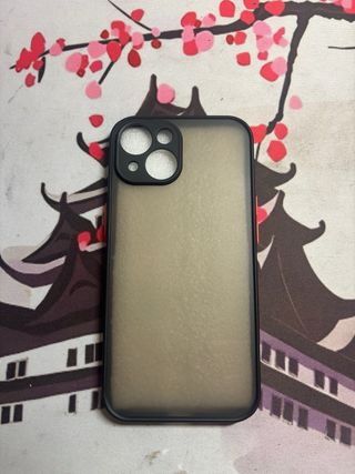 Cover iPhone 15 Trasparente Nera