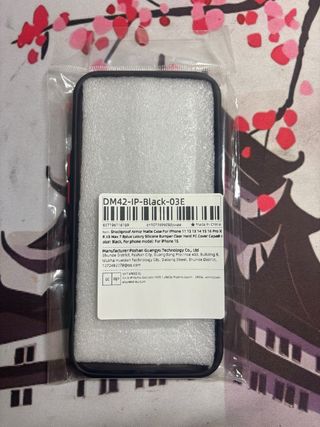 Cover iPhone 15 Trasparente Nera