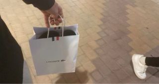 Chanclas Lacoste slide 119, talla 43