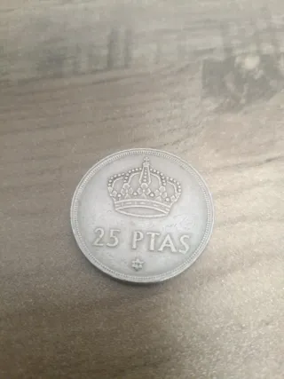 Moneda 25 Pesetas España 1975   Estrella 79