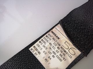 CINTURON SEGURIDAD TRASERO DERECHO NISSAN MICRA V (K14)