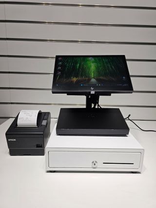 TPV HP con Cajón Portamonedas Blanco