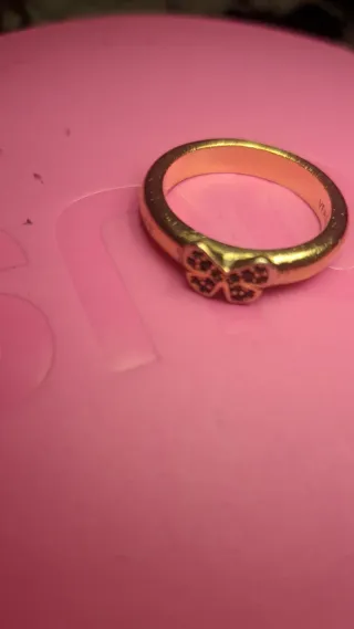 Anillo Tous Plata Vermeil Mariposa