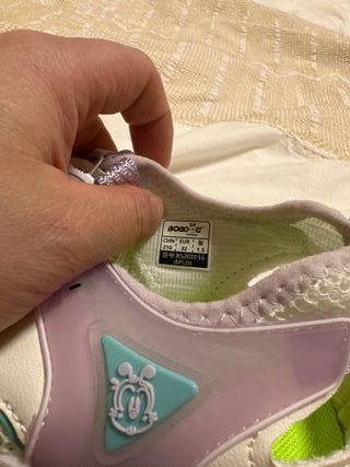 Zapatos Bobdog Morado Blanco Niña