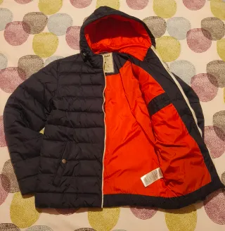Chaqueta Jack & Jones azul y naranja Talla M