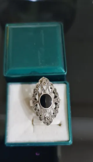 Anillo Isabelino de Plata de ley 925.