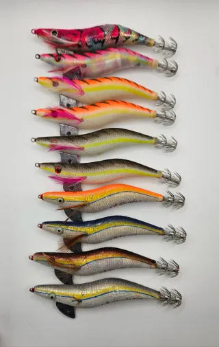 Lote Jibioneras Eging 3.5 Económico