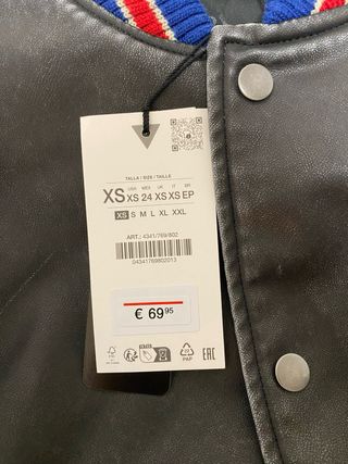 Cazadora NFL Zara Edición Especial