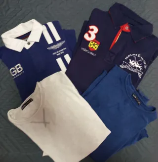 Lote 4 polos y jerseys chico