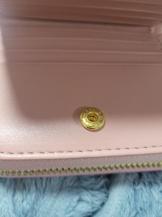 Portafoglio Miu Miu Rosa e Oro