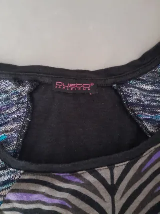 Camiseta sin mangas con estampado