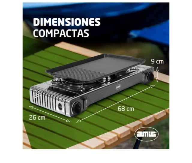 Hornillo Camping Gas AMIG 2 Quemadores