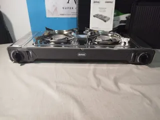 Fornello a gas da campeggio AMIG 2 fuochi