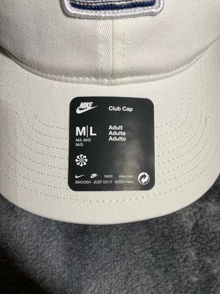 Gorra Nike Club Cap Blanca Talla M/L