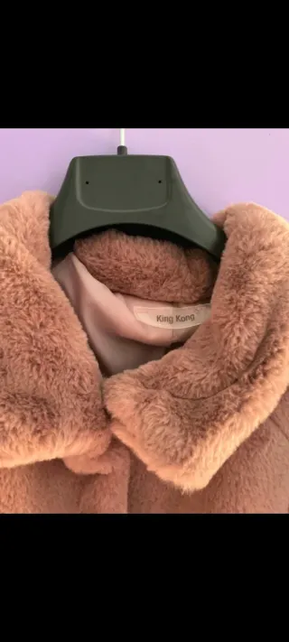 Pelliccia rosa corta