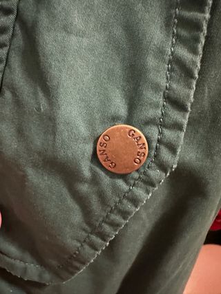 Chaqueta El Ganso Verde Forro Rojo