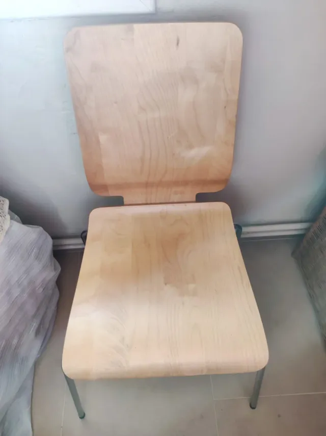 Silla Nórdica Madera y Metal