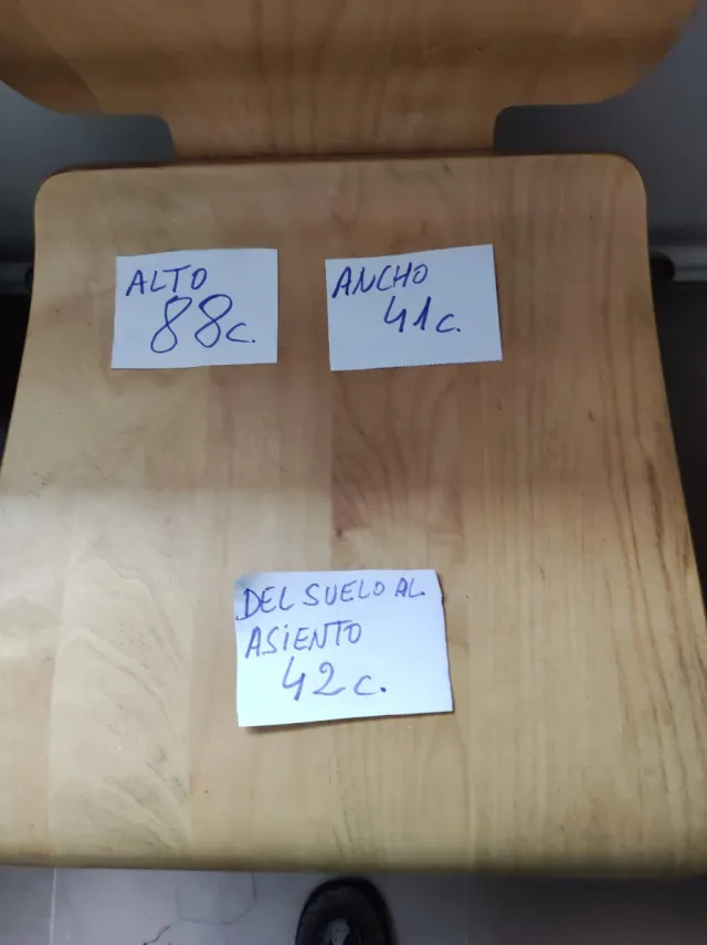 Silla Nórdica Madera y Metal