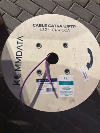 Cable KOMMDATA CAT6A U/FTP LSZH CPR CCA