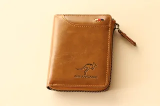 Billetera Hombre AIKS KANGAROO Marrón