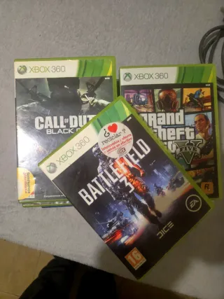 Xbox 360 Completa + 2 Controles+120GB+Juego