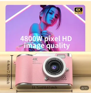 Cámara Digital 4K 48MP Zoom 18x --NEGRA--