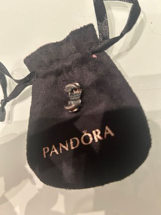 Charm fijador Pandora Cereza Roja Plata