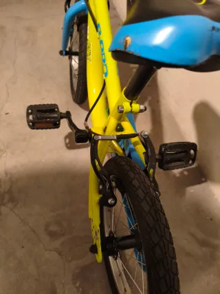 Bicicleta BPRO infantil amarilla