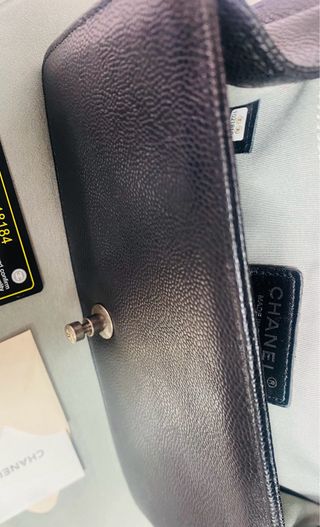 Bolso Chanel Boy Negro Cuero