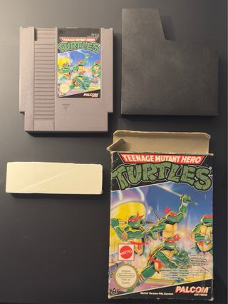 Teenage Mutant Hero Turtles Mattel PAL NES