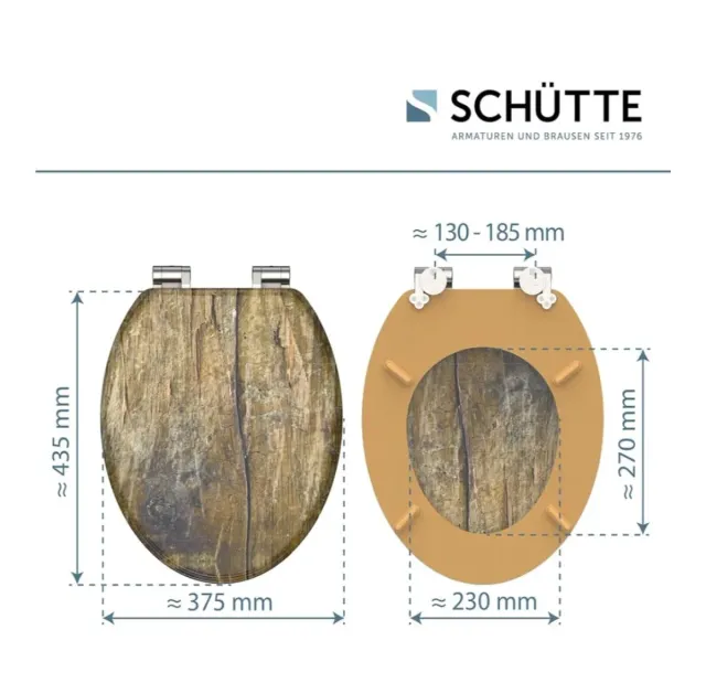 Asiento Inodoro Madera MDF Diseño Bosque