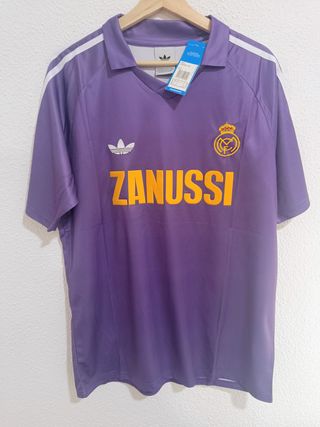 Camiseta Juanito Morada Real Madrid Zanussi talla