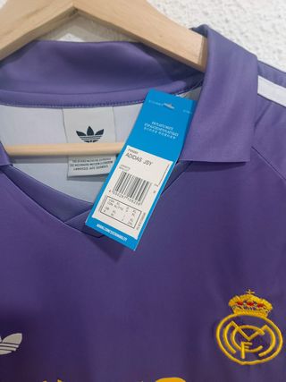 Camiseta Juanito Morada Real Madrid Zanussi talla