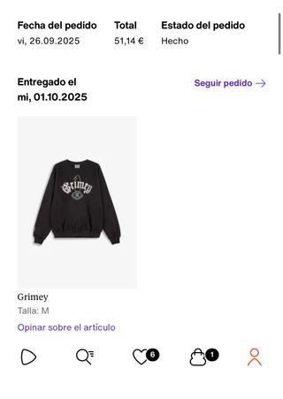 Sudadera Grimey Saoirse Negra
