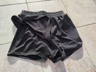 Pantalón corto deportivo mujer negro