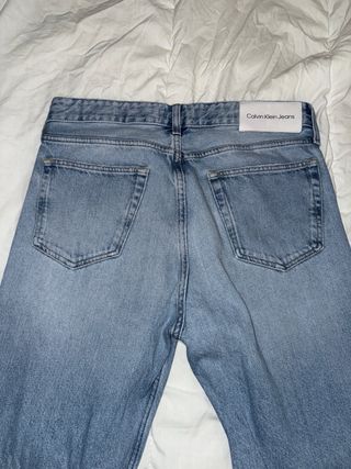 Pantalones Calvin Klein Jeans Azules Rotos