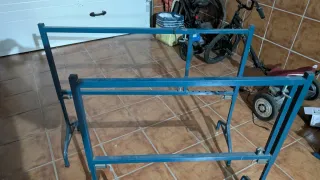 Caballetes metálicos ajustables altura y anchura