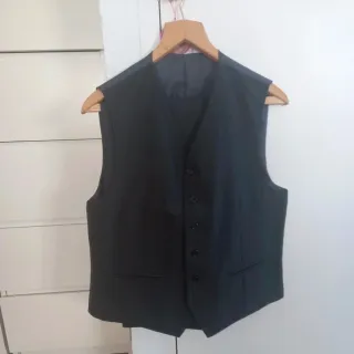 Traje de hombre gris