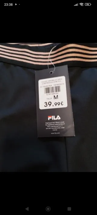 Conjunto deportivo mallas y top FILA. Elegancia