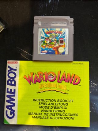 Super Mario Land 3 Wario Land Game Boy