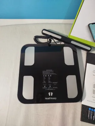 Báscula de baño inteligente Healthkeep